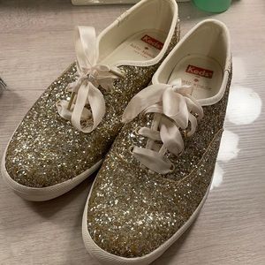 Kate spade keds glitter sneakers